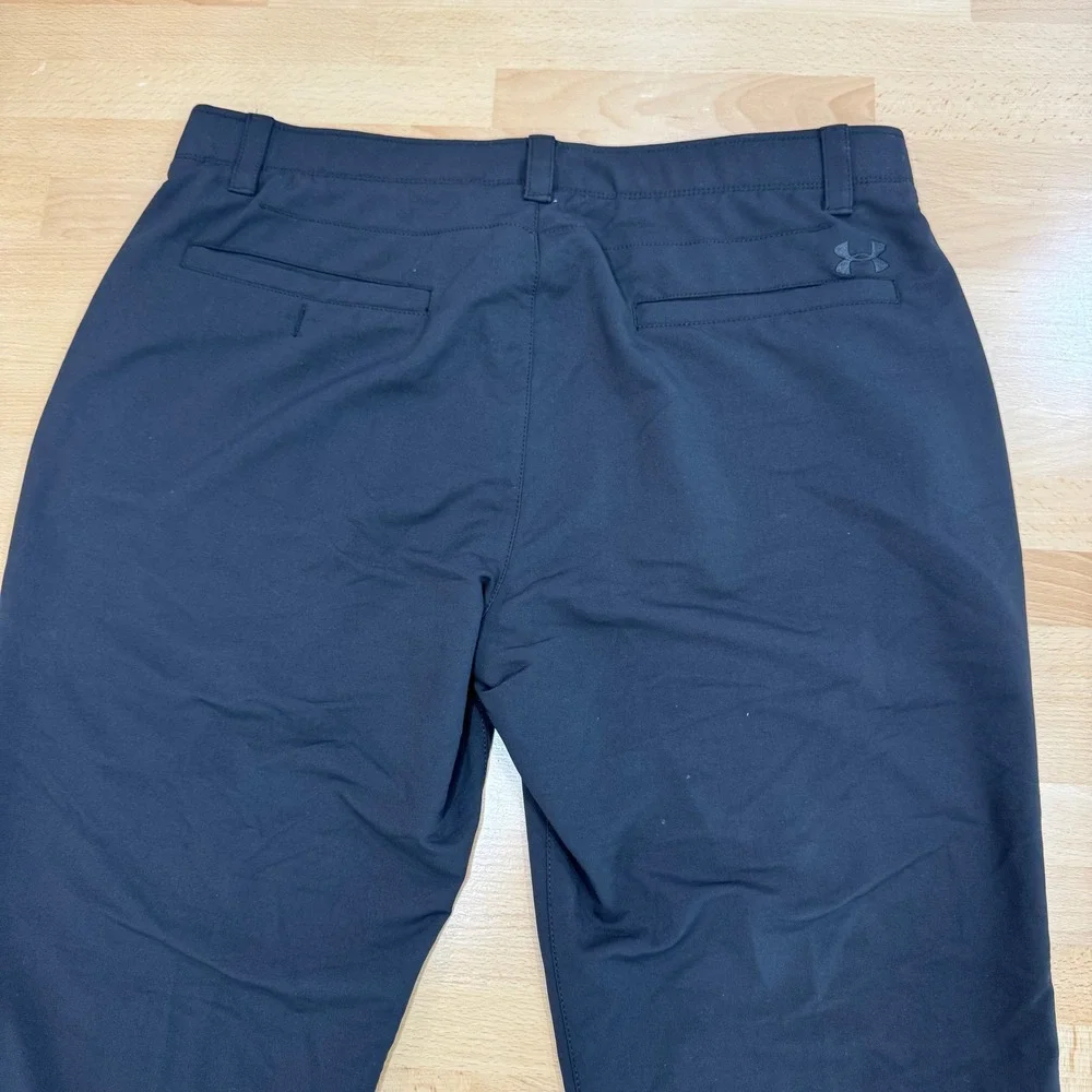 Under Armour Mens Pants 38x32 Navy Golf Performance Loose Fit Lightweight